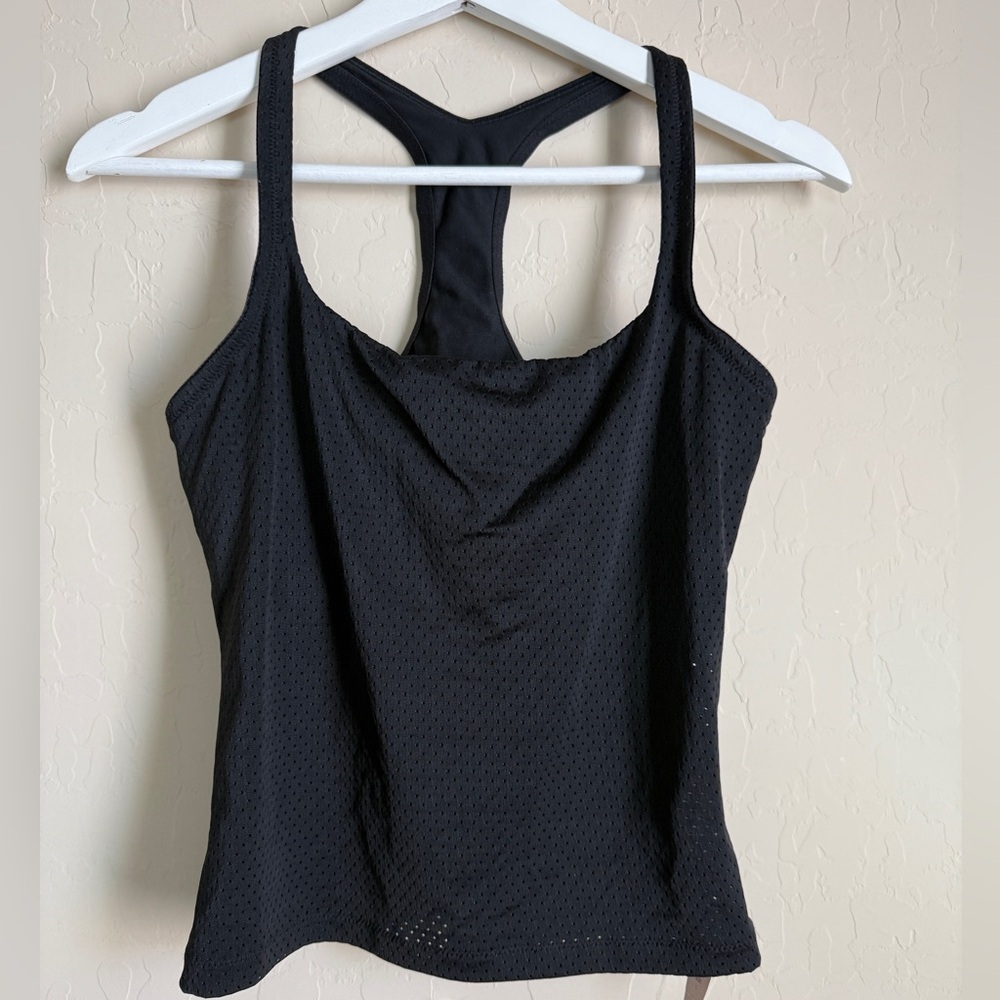 Victoria’s Secret Y2K 2003 Racerback Jersey Tank Top Body Victoria Black Large